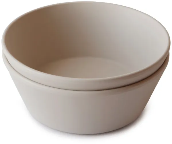 Pyöreät kulhot 2-pakkaus - Vanilla
